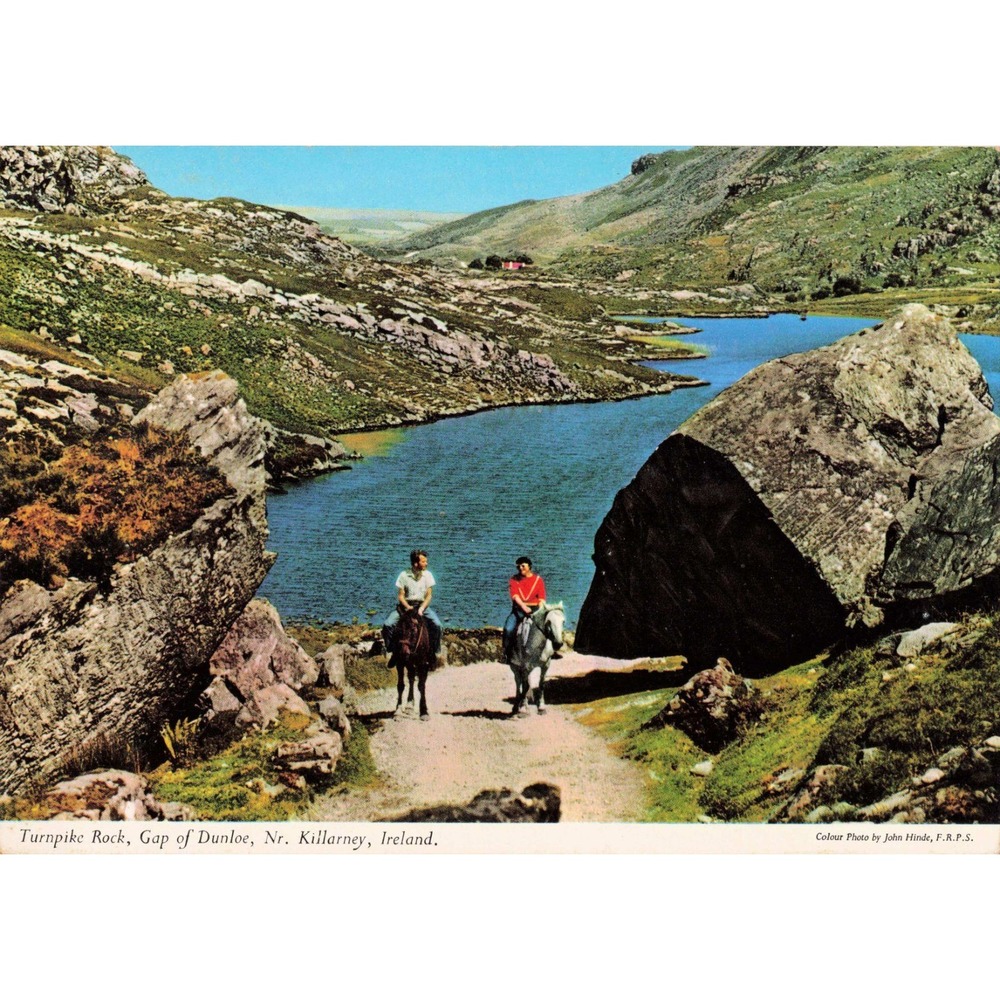 Vintage John Hinde Postcard Turnpike Rock Gap of Dunloe Killarney Ireland 1971 - Picture 1 of 2